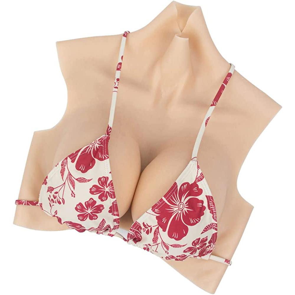 Silicone Breastplate Fake Boobs False Breasts B/C/D/E/G Cup For Breast Forms For Transgender Crossdressers Silicone Filling