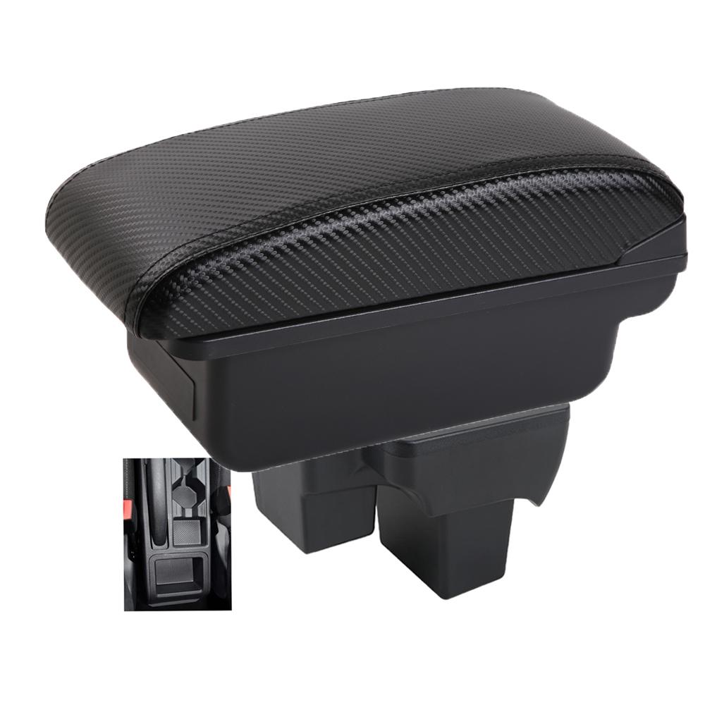 Car VW Polo Nivus Novo Virtus Armrest box central console storage case driver elbow support A-No USB-Black line