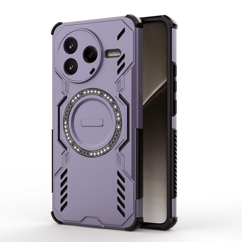 KEYSION Hollow Heat Dissipation Case for POCO F7 Pro F7 Ultra Magnetic Cooling Shockproof Phone Cover for Xiaomi POCO F7 Ultra