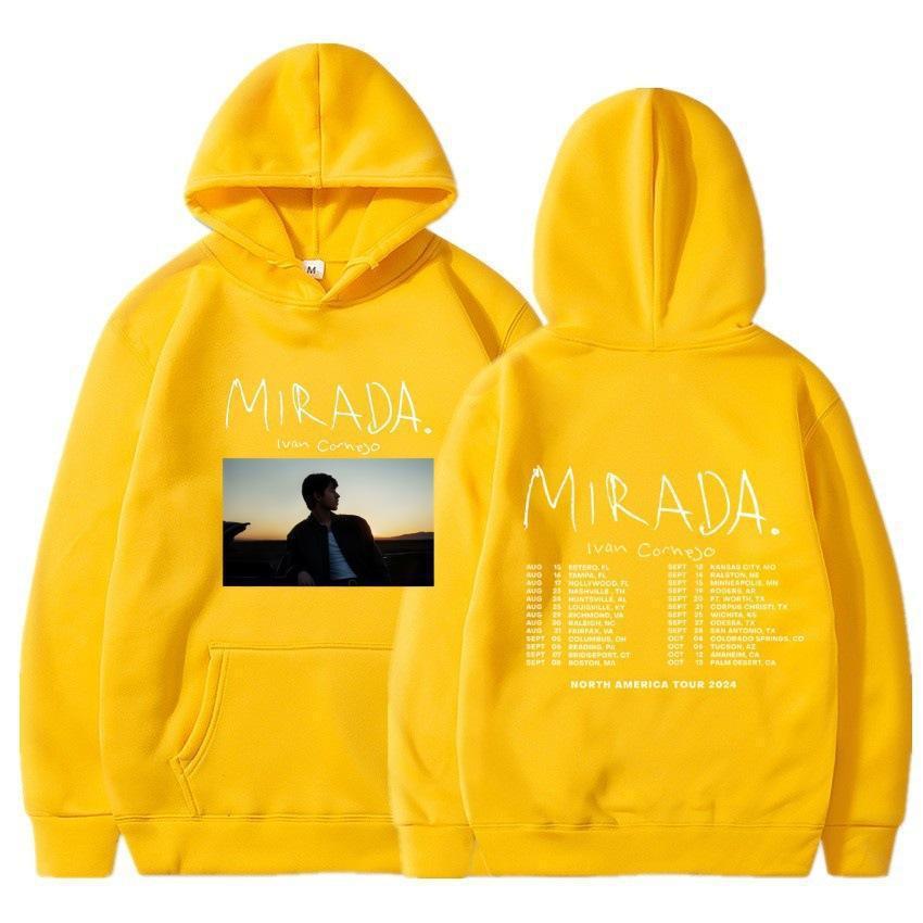 Men's 2026 Spring/Autumn Retro Trendy Hooded Pullover Sweatshirt - Loose High Street Style