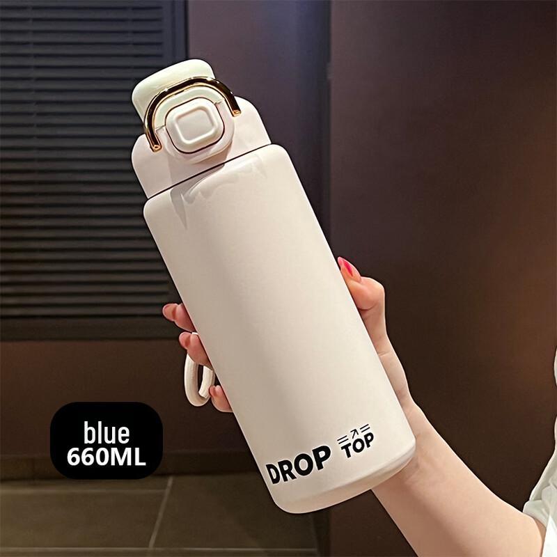 

OLOEY 316 Stainless Steel Insulated Water Bottle with Dual-Drink Straw Lid