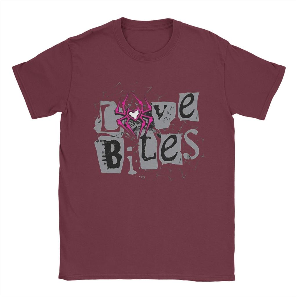 Men T-Shirts AJ Lee Love Bites Fashion 100% Cotton Tee Shirt Short Sleeve  T Shirts Round Neck Clothing Graphic Printed