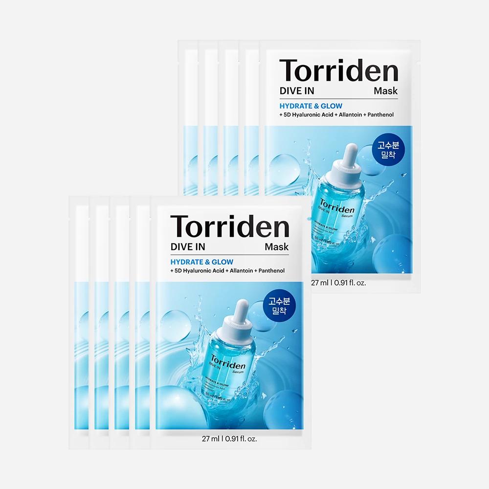 [NEW] Torriden Dive-in Low Molecular Weight Hyaluronic Acid Mask 27ml 10 Sheets