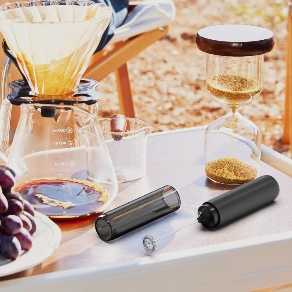 Powerful Stirrer Electric Milk Frother USB Charging Milk Frother Beater Coffee Mixer  Kitchen Use