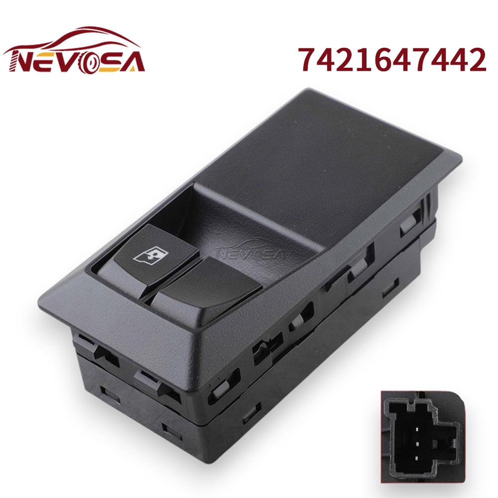12V 7421647442 Electric Power Windows Switch For Renault Magnum Truck 7423394176 21647442 19206 7421647442