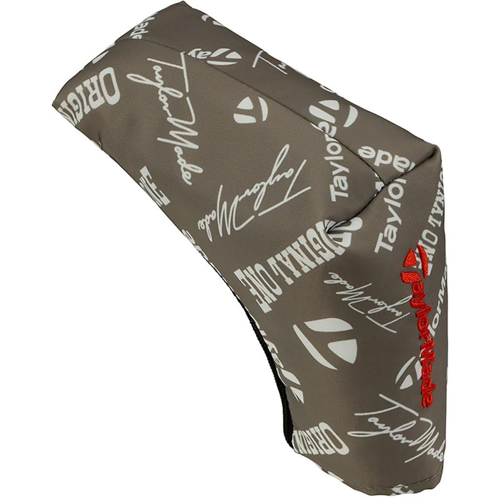 TaylorMade Icon Graphic Putter Cover Blade, Acid Brown, Unisex Headcover for TL600 25FW