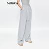 MO&Co. Women's Drawstring High-Waist Straight-Leg Casual Pants