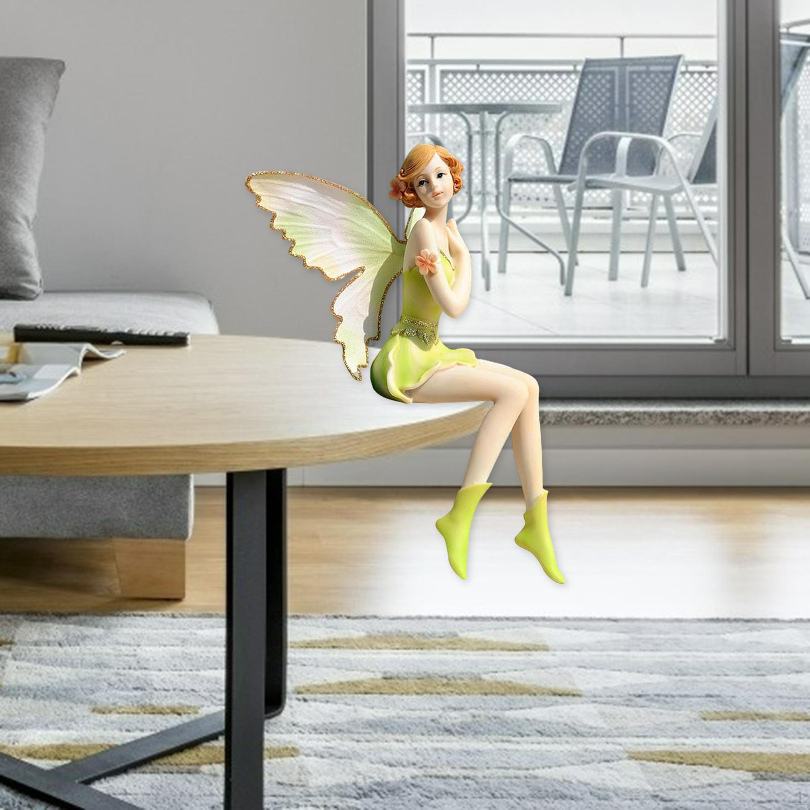 

Статуэтка, статуэтки-украшения ангелов, миниатюрные свадебные украшения, подарки для детей и дочерей 18x7x22cm