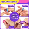 New Fidget Toys - Silicone Sensory Fidget Rings for Adults Teens Massager Stress Relief Relax Fidget Toy for Autism Anxiety