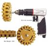 Auto Pneumatischer Gummi Radierer Rad Pad Gummi Scheibe Aufkleber Radierer Entferner Polierrad Werkzeug Reiniger Aufkleber Auto Hilfsauto I3P4