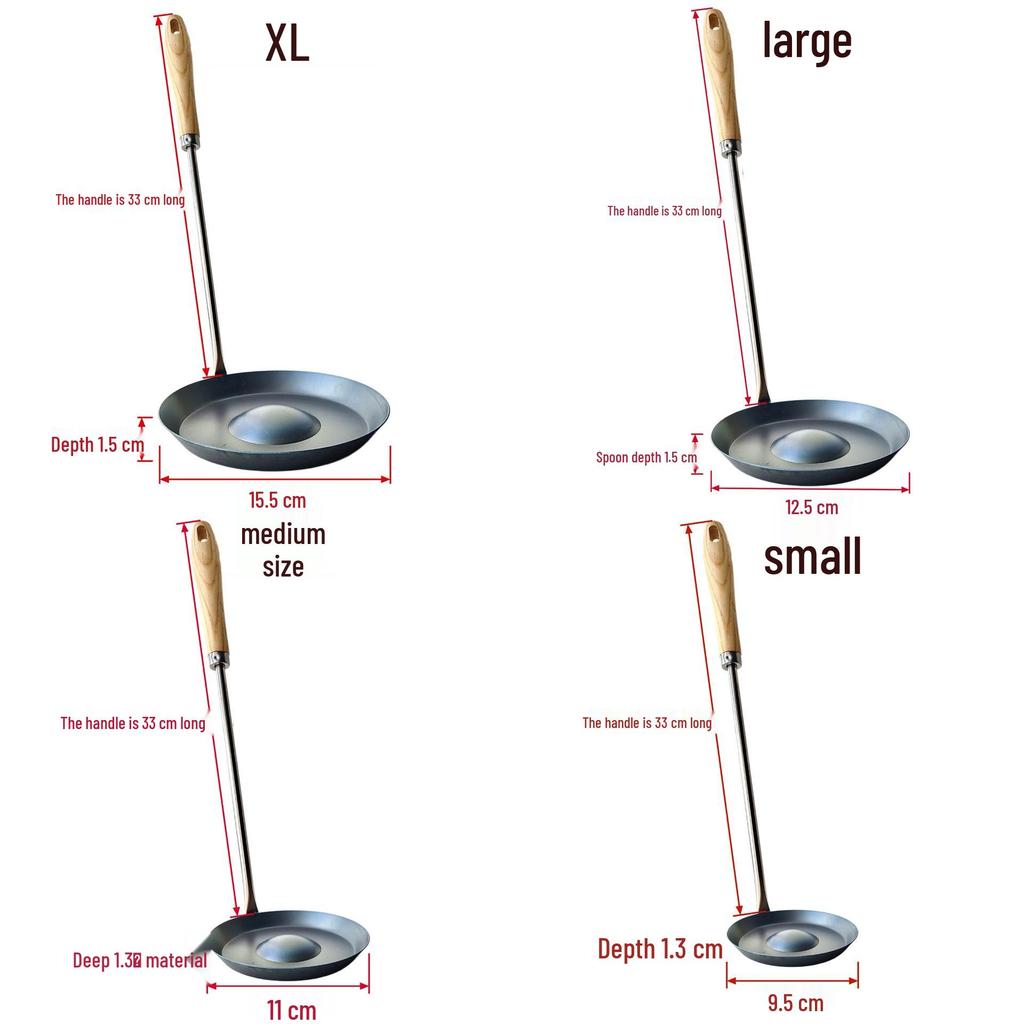 Commercial-Grade Large Fried Noodle Nest Ladle Mold