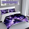 3pcs Solo Leveling Sung Jin-woo pattern bedding set duvet cover set includes duvet cover &pillowcases, perfect all season bedroom decoration & gift
