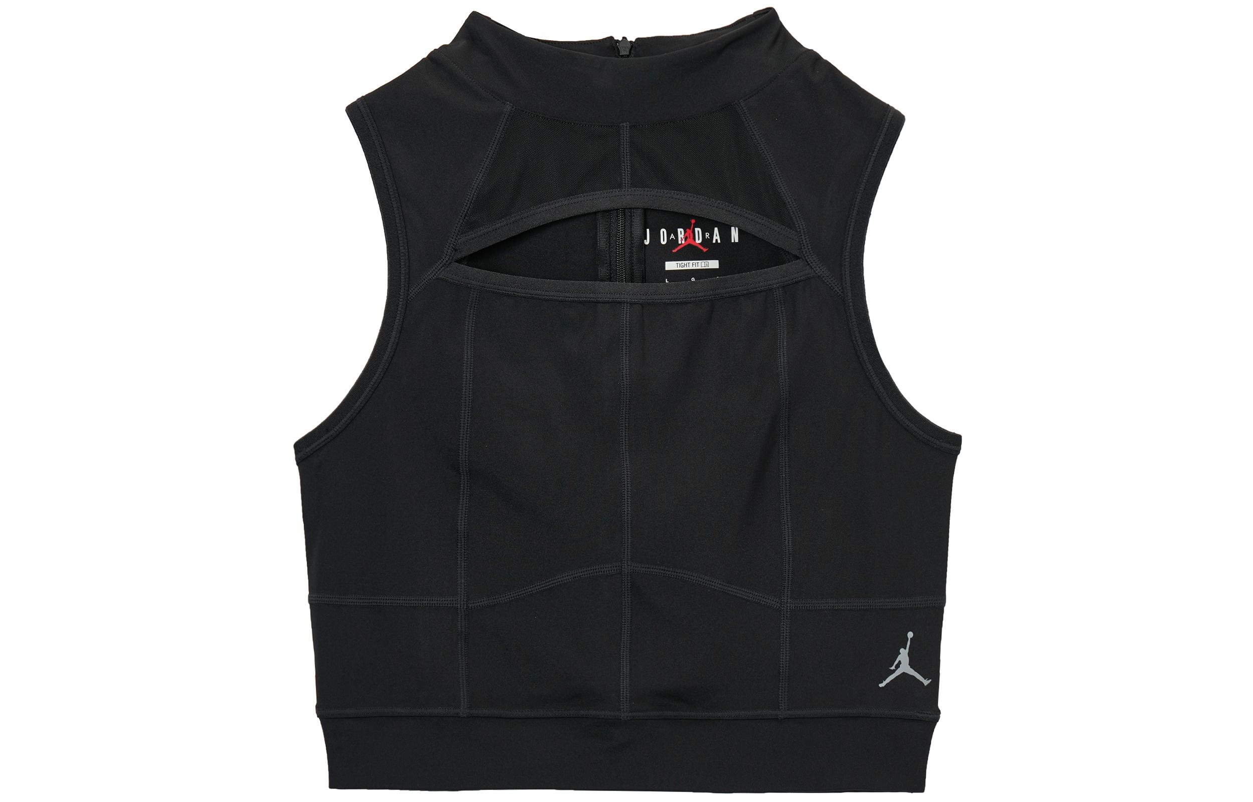 Jordan Sport Sleeveless Sports Shirts Women s Black Racerback DZ3235-010 S