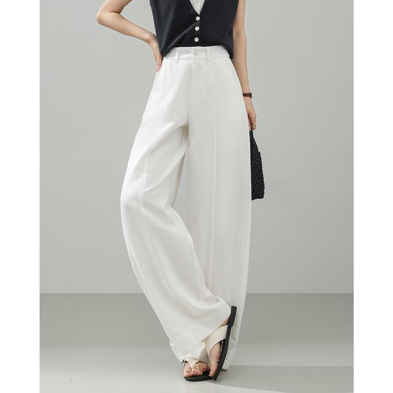 TERRE BLEUE Women's Loose Wide-Leg Casual Pants