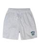 MOZMOZ Laurel Embroidered Training Shorts White Melange