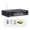 High Clear 2Channel Bluetooth-compatible Music Amplifier With Karaoke Mics Port And FM Antennas For Home Entertainment