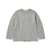 His Hander Ringer Long Sleeve T-Shirts Melange Gray