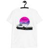 Trueno AE86 JDM Vaporwave Sun Drift Racing Tuner Car Short-Sleeve Unisex 100% Cotton T-shirt Mens Tees Top