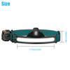 Led Headlamp 6 Modes Adjustable Angle 2000mah Rechargeable Lithium Battery Headlight Work Light