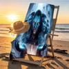 Avatar Print Beach Towel Design, Soft, Lightweight. for Home Bathroom, Spa, Pool, Yoga, Surfing, Camping, Gift for Family, Friend