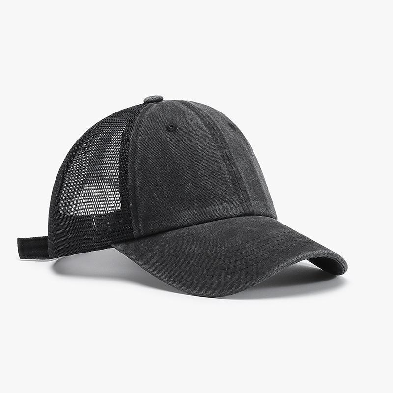 New Retro Sun Hat - Suitable for Both Men and Women Outdoor UV Resistant Mesh Hat Men and Women's Retro Fashion Baseball Cap