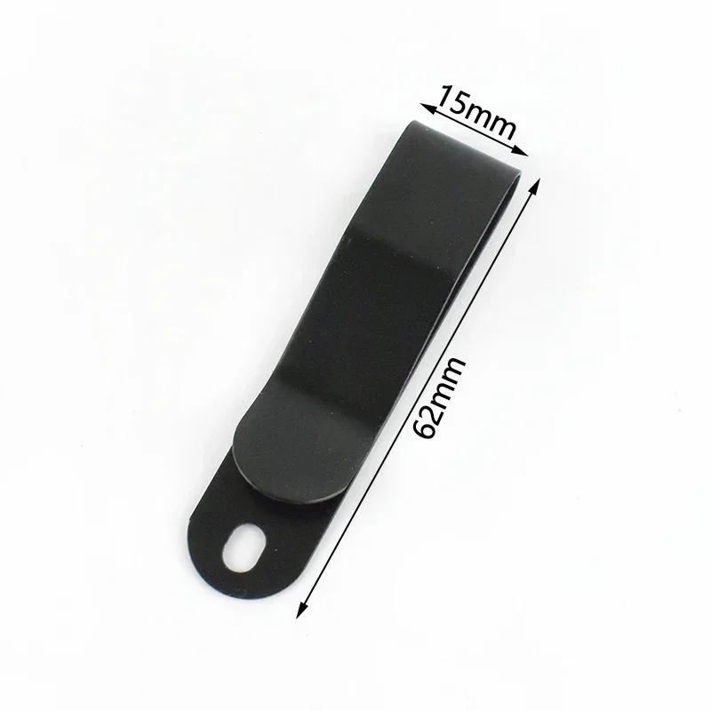 Meetee 2/5/10Pcs Metal Belt Clips Buckle Sheath Clip Clasp Wallet Key Hook Holster Waistband Belts Loop DIY Hardware Accessories