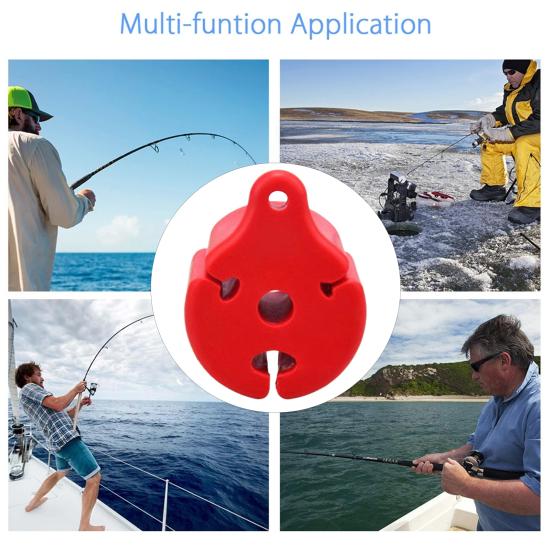 10Pcs Bound Pole Balls Silicone Rod Strap Protective Cover Wide Compatibility Versatile Fishing Gear Accessory Holder