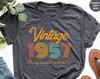 69th Birthday Shirt, Vintage T Shirt, Vintage 1957 Shirt, 69th Birthday Gift for Women, 69th Birthday Shirt Men, Retro Shirt, Vintage Shirts