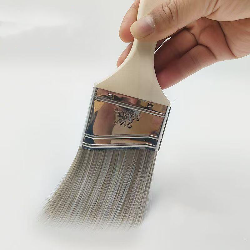 5pcs Paint Brush Set Home Improvement Interior & Exterior Corner Brushes For Latex Paints Lacquers Stains Painting Supplies Tool