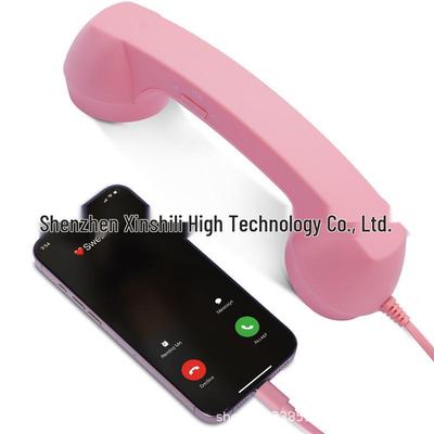 Fone de Ouvido Retro com Fio Tipo-C Universal em Estoque