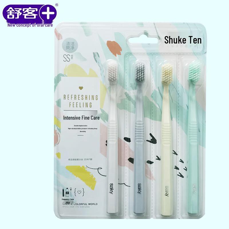 

Shuke Gentle Soft Bristle Toothbrush (4-Pack)