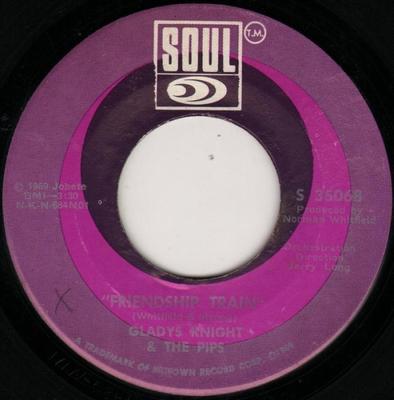 7-Zoll Schallplatte GLADYS KNIGHT & THE PIPS - Friendship Train S35068 Soul 1969 US Soul/Funk Gebraucht