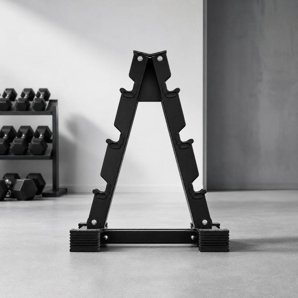 Dumbbell Stand Vertical V-Shaped Rack Upright for Home Gym