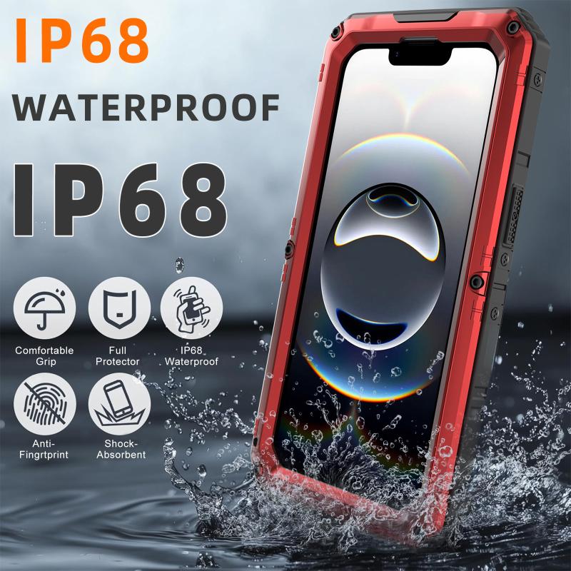 

360 ° Повний захист Однотонний 3-в-1 Протиударний Броньований Чохол для Телефону Для iPhone 16 Pro Max E 14 11 12 13 15 Pro Max Бампер iPhone 15 жовтий