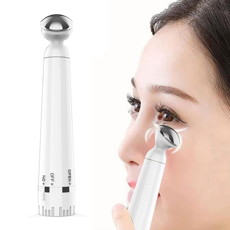 Mini Portable Handheld Electric Vibration Eye Facial Massager Anti-Ageing Wrinkle Dark Circle Removal Pen Beauty Skin Care Tools