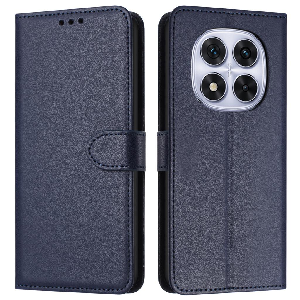 Do Xiaomi Redmi Note 14 Pro+ 5G/Note 14 Pro 5G/Note 14 Pro 4G/Poco X7 5G Etui Portfel Skórzane z Podstawką i Paskiem