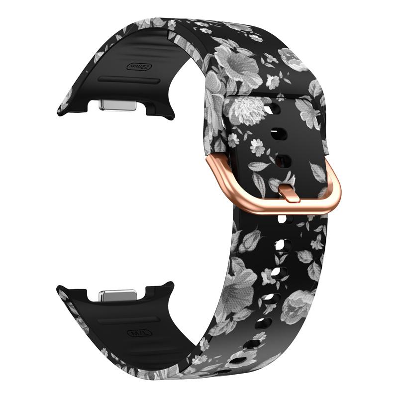 Printing Silicone Strap For Samsung Watch 8 Band Galaxy Watch 8 Classic Watchband Replacement No Gap Galaxy Watch 8 Correa