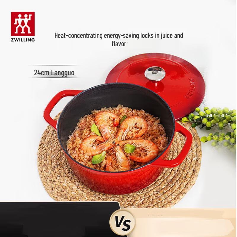 ZWILLING Round Cast Iron Enamel Dutch Oven