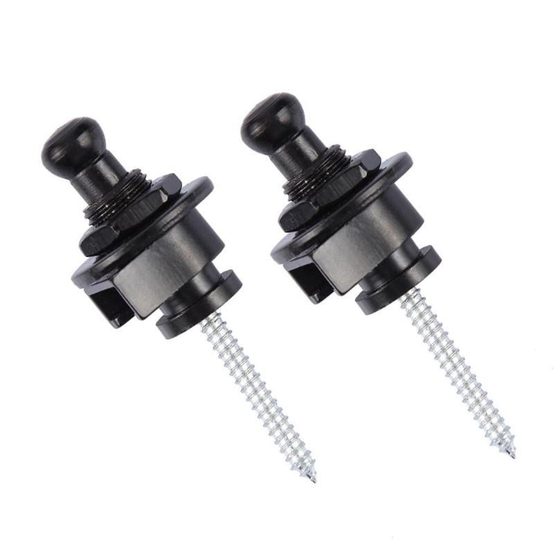 2pcs/set Guitar Strap Lock Strap lock Straplock Button for all Acoustic Electric Bass Guitar Strap 3 Colors Guitarra