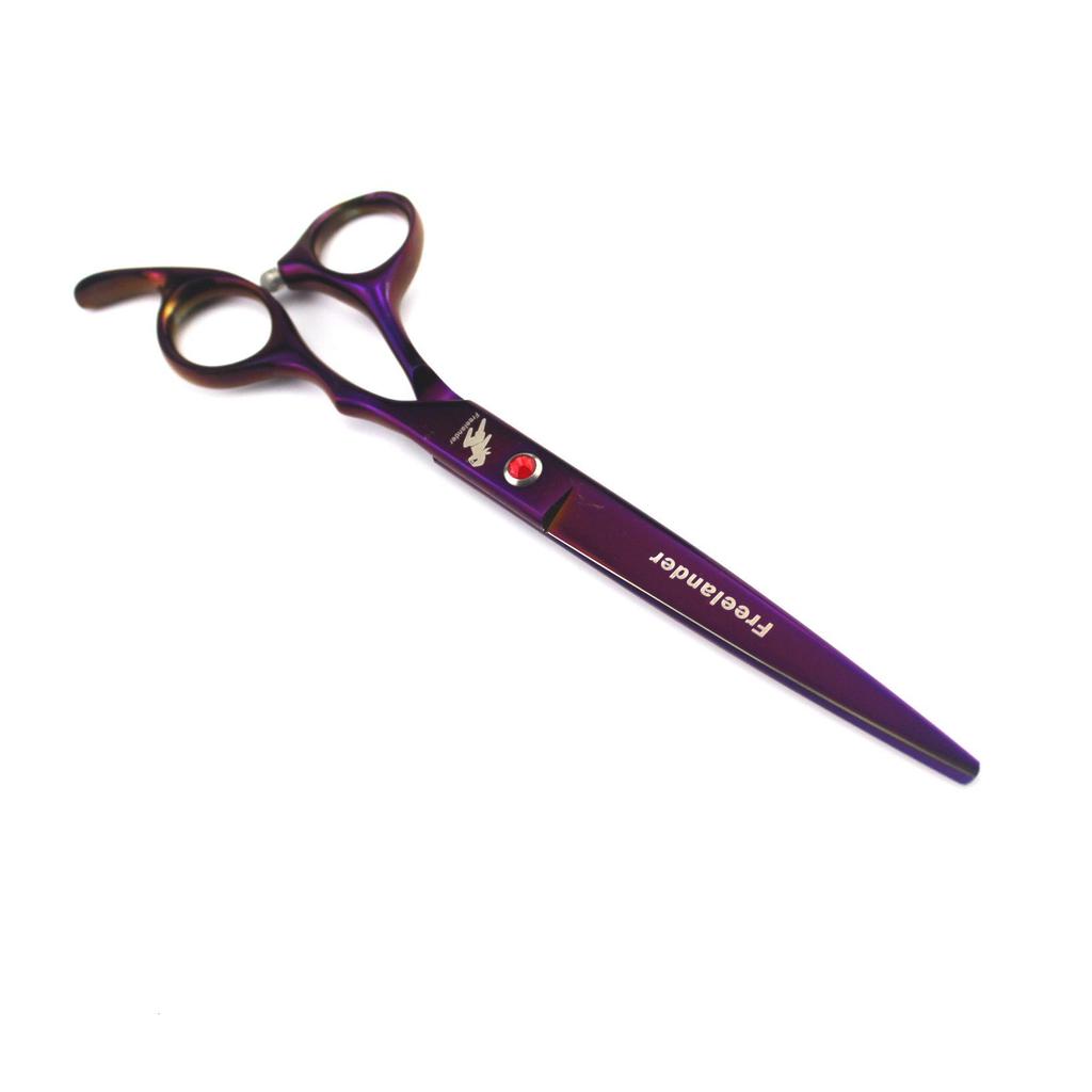 7.0 Inch, Hand Shape, Color, Electroplating, Pet Grooming Scissors, Straight Cut 4 Colors Optional