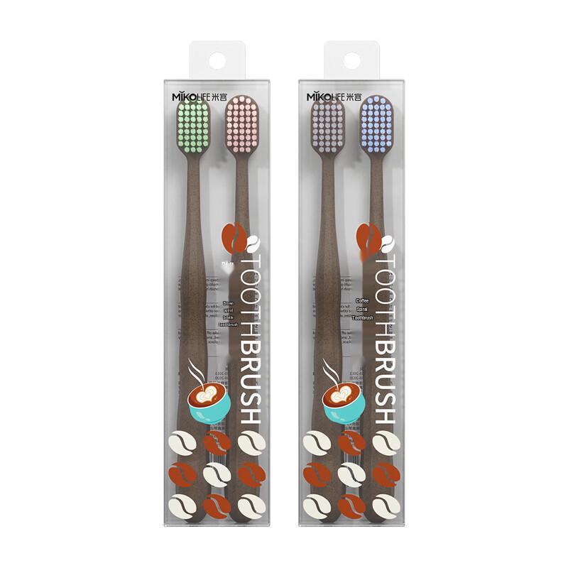 MiKe Adult Soft Bristle Travel Toothbrush Set (6-Pack)