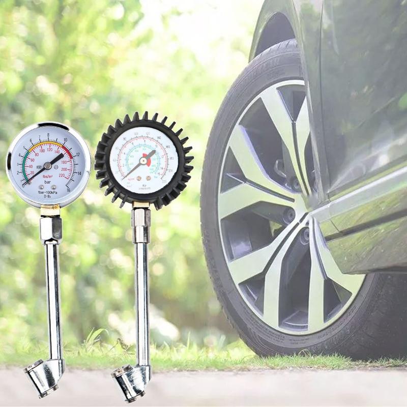 Hochpräzises Reifendruckmessgerät zur Messung des Luftdrucks, kann Meter Autoreifen Reifendruckmessgerät für Fahrzeuge entleeren