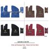 Zeekr 009 Floor Mats, Imitation Cashmere Mid-Row Carpet, Auto Accessories for Commercial Vehicles
