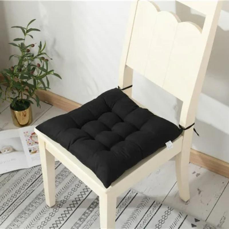 Thick Square Seat Cushion, Washable Comfort Belt, Seat Belt, Suitable for Dining Chairs, Office Chairs, and Computer Chairs