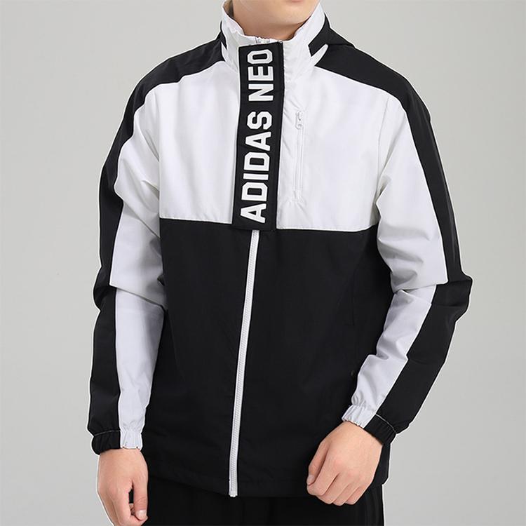 adidas Neo Casual Sportliche Kapuzenjacke Herrenjacken Weiß GL7188