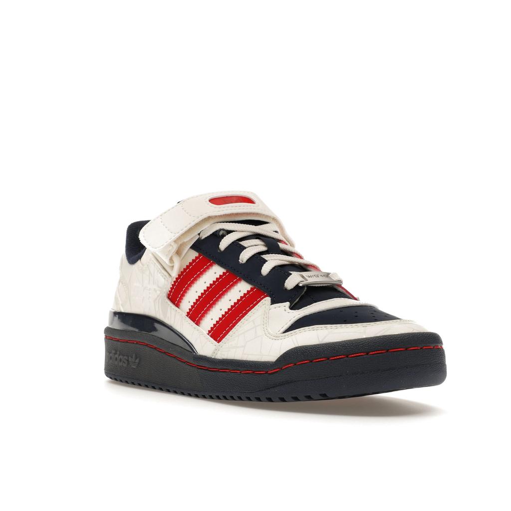 Marvel X Adidas Forum Low Spiderman Unisex Sneakers White Clear-White Solar-Red IG3813