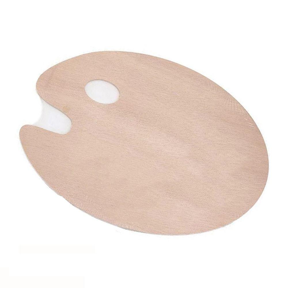 Holz Holz Farbpalette 2 Größen Acryl Paletten Kunstpalette Pinsel Farbpalette