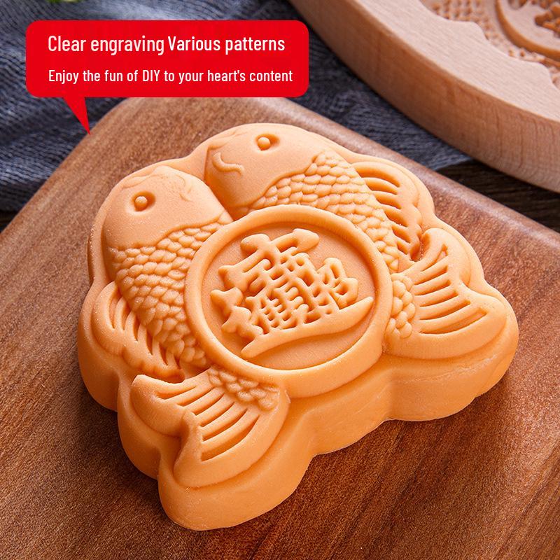 Wooden Mold Set: Mooncake, Mung Bean Cake, Pastry, Noodle
