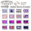 Fashion Purple Red Star Romantic Planet Daisy Cat Bead Fit 9mm Italian Charm Bracelet Stainless Steel Girls' DIY Making Jewelry