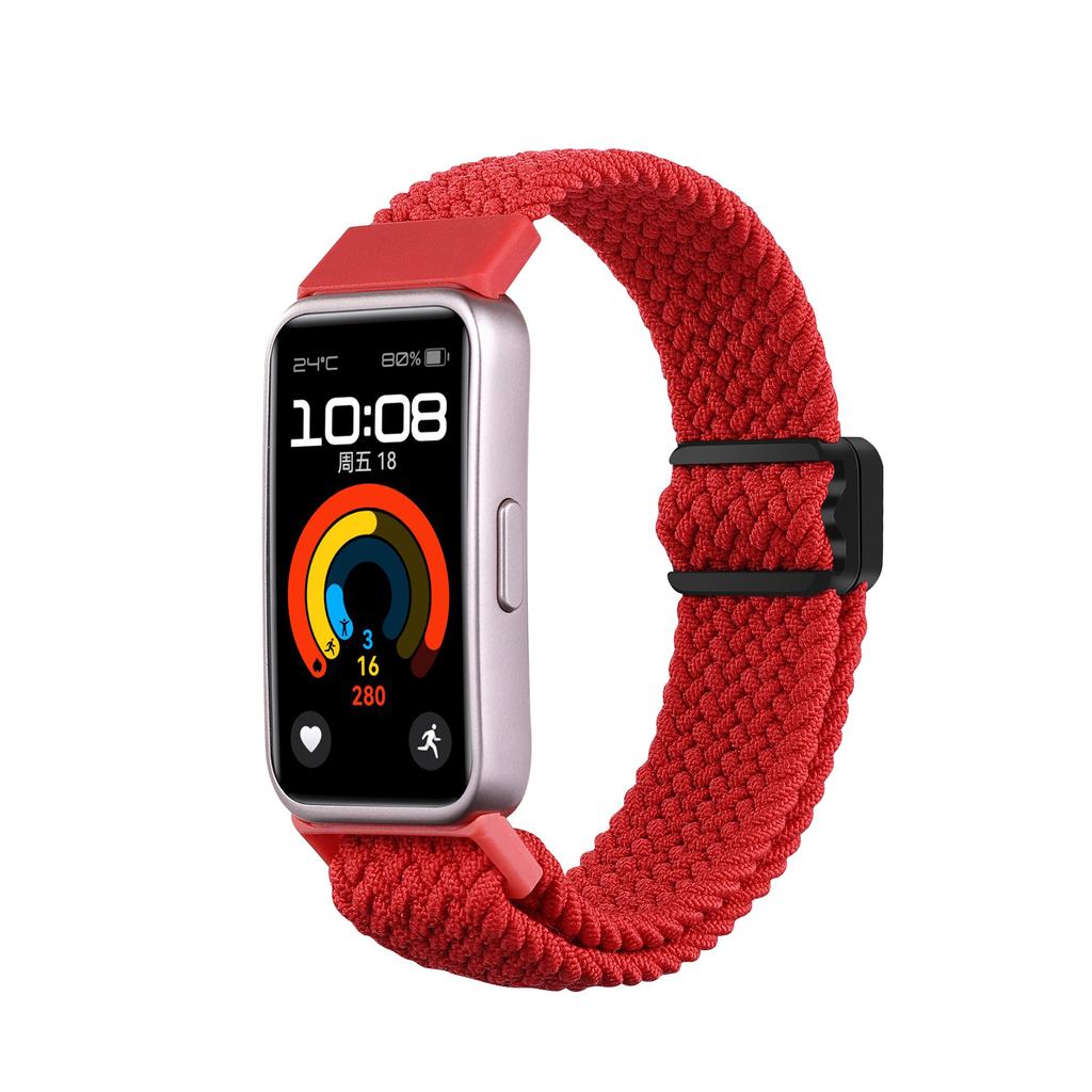 For Huawei Band 8 9 10 Watch Strap Accessories Wristband Elastic Magnetic Nylon Braided Belt Bracelet Correa Huawei 9 Band